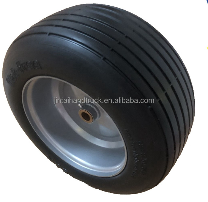 18x8.50-8 golf cart flat free wheel , Lawn Mower Rear Wheel, Trailer cart