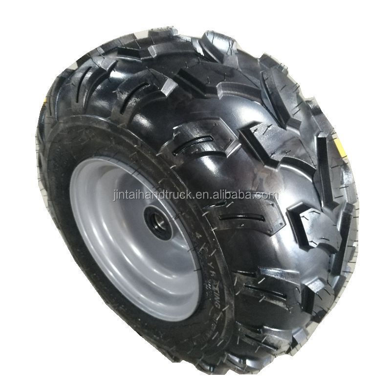 Garden Farm Trailer Cart rubber tire 18x9.50-8 ATV airless tire lawn mowers rubber wheels 18x9.5-8