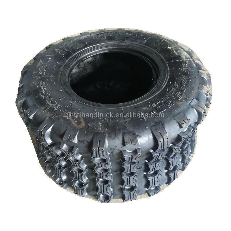 Garden Farm Trailer Cart rubber tire 18x9.50-8 ATV airless tire lawn mowers rubber wheels 18x9.5-8