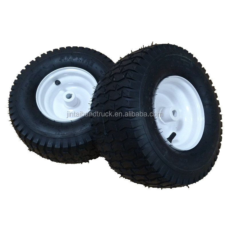 13 inch Pneumatic tubless tire 6 inch wheels 13x650-6 with bearing  for golf cart lawn mower