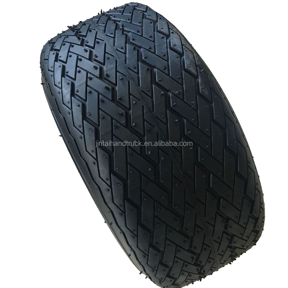 13 inch Pneumatic tubless tire 6 inch wheels 13x650-6 with bearing  for golf cart lawn mower