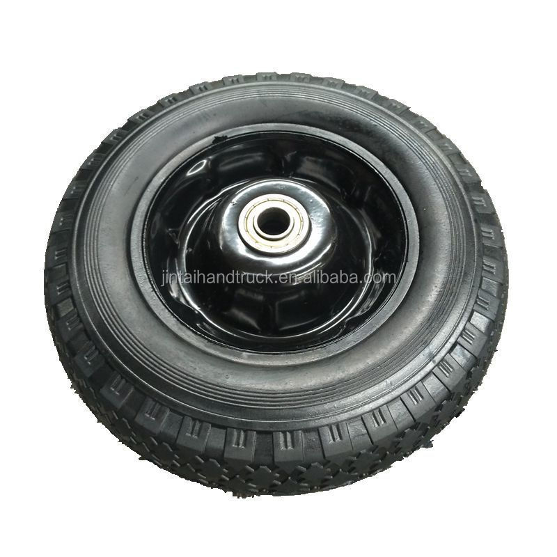 hand cart semi-pneumatic rubber tire wheel 3.00-4 300-4  300x4 3.00x4 flat free tires