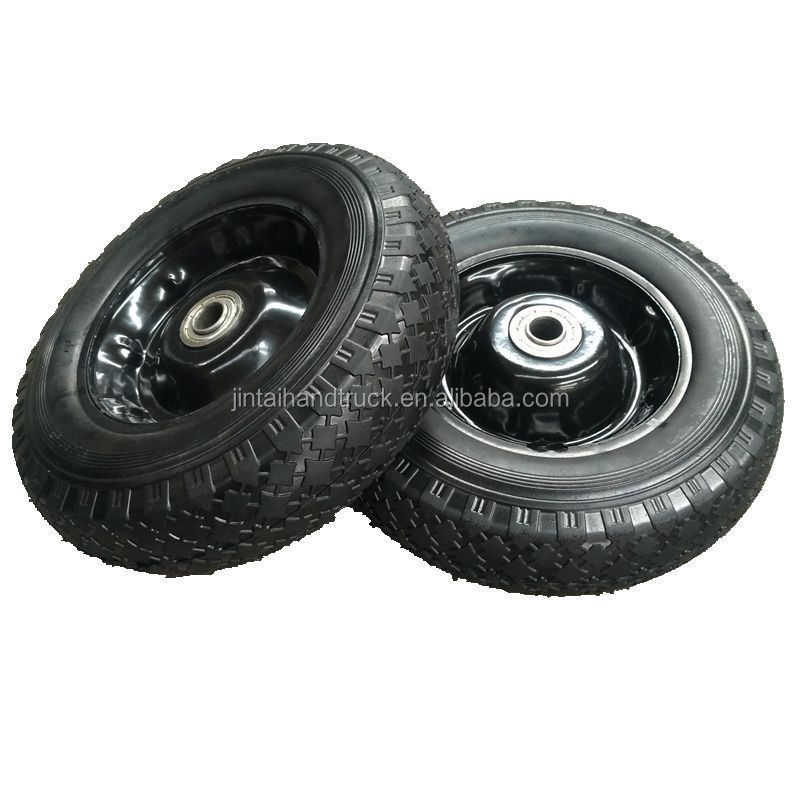 hand cart semi-pneumatic rubber tire wheel 3.00-4 300-4  300x4 3.00x4 flat free tires