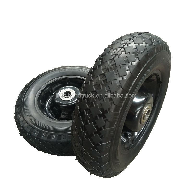 hand cart semi-pneumatic rubber tire wheel 3.00-4 300-4  300x4 3.00x4 flat free tires