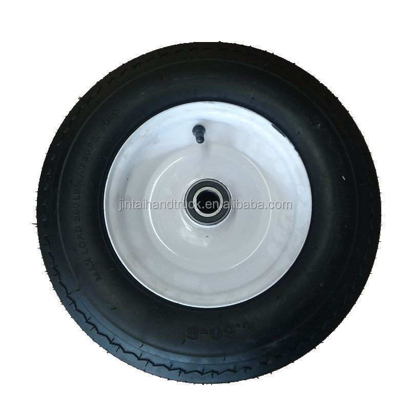 trailer tires 4.80-8 tubeless tire rubber wheel 4.00-8