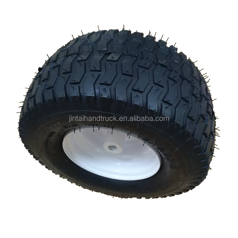 Heavy duty rubber tires 13x650-6 Drive Wheels with Keyway