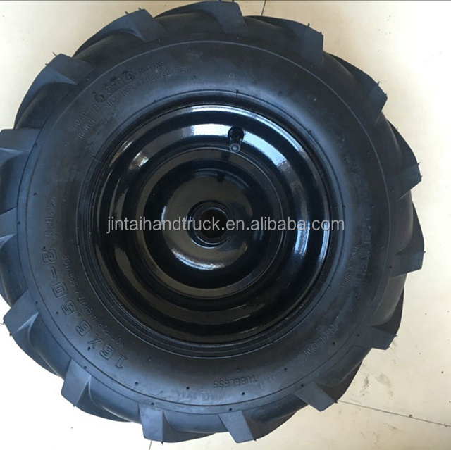 Airless rubber wheels 16x6.50-8 for Farm Tractor machine tires