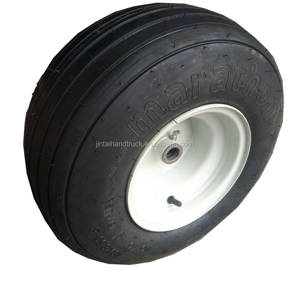 18x8.50-8 golf cart flat free wheel , Lawn Mower Rear Wheel, Trailer cart