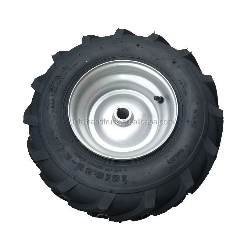 Airless rubber wheels 16x6.50-8 for Farm Tractor machine tires