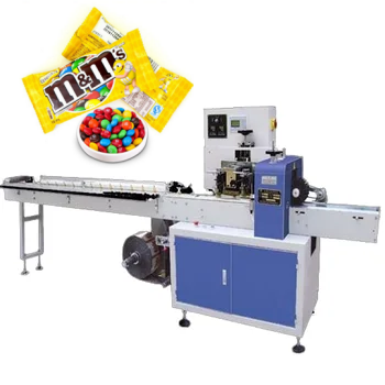 RZB New Automatic Bread Clip Energy Bar Chocolate Pillow Packaging Machine