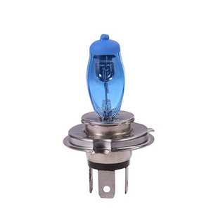 Super White Xenon Dark Blue Glass H4 Car Halogen Lamp H4 Halogen Lamp 5000k Car Halogen Bulb