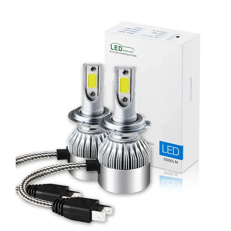 4 Side Car LED H7 Headlight H4 LED Light Bulb 9005 9006 9012 H11 H1 H3 H27 5202 Motorcycle H4 LED Headlight Bulb