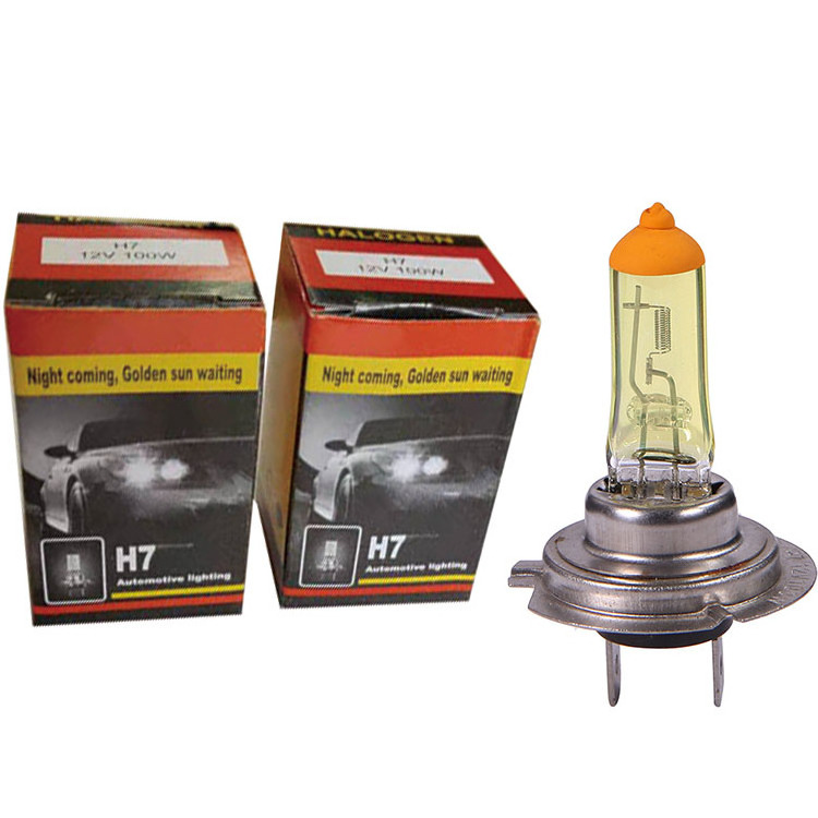 Wholesale Ex Factory Price H4 Car Headlights 100 Watt Halogen Bulbs