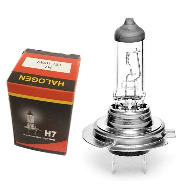 Wholesale Car Super White 100W 12V Car Headlight H7 Halogen Bulbs