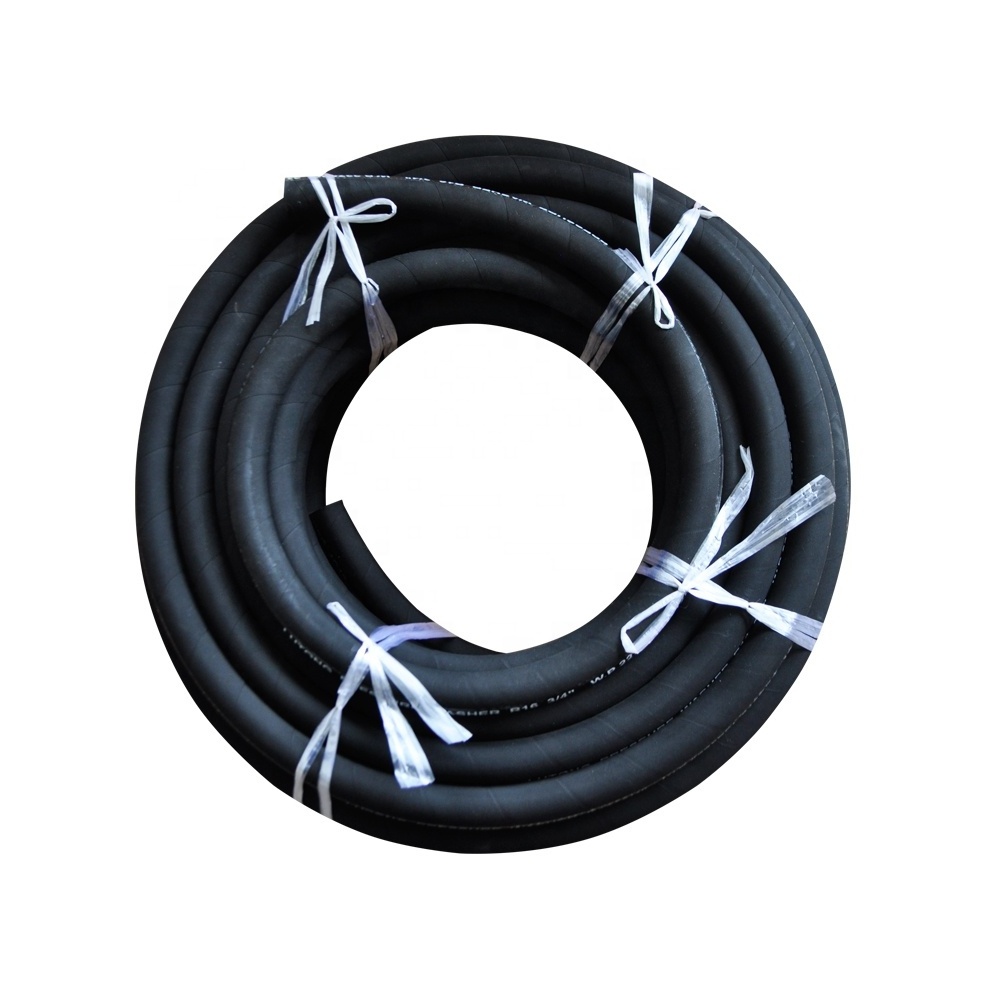 3/4 Inch x 100ft One-Wire Braided Hydraulic Hose 3000 Psi Rubber Moulded and Cut to Size High Quality Hydraulic Hose