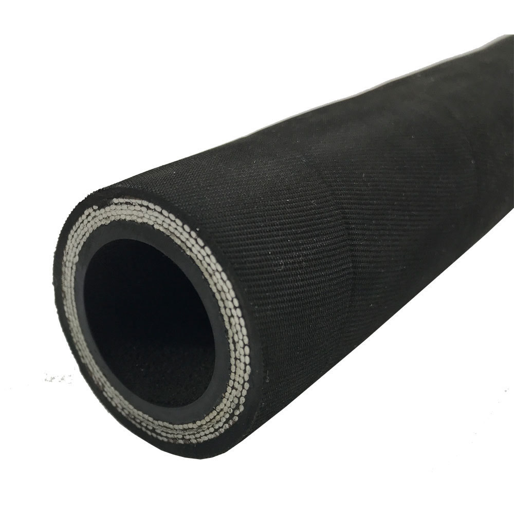 Multiple Specifications High-Pressure Hydraulic Rubber Hose Pipes Super Factory Tractor Trailer Wire Flexible Braided Cutting