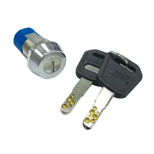 Top Security Lock for Door Zinc Alloy Electronic Switch Lock Key Lock for Arcade Game Machines