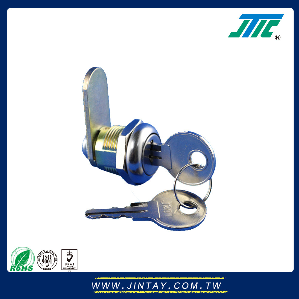 High Quality 19mm Hook Cam Locks for Lockers Universal Furniture Cam Lock with 2 Keys