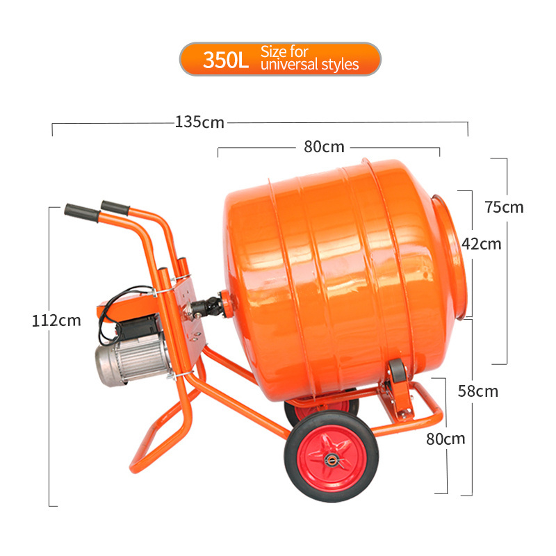 Hot Sale JZC350 Trailer Mounted Mobile Concrete Mixer For Sale