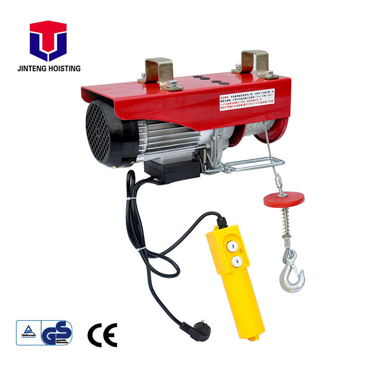 mini electric hoist wire rope small winch mini electric hoist PA600-20M