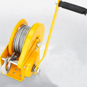 reversible lifting hand mini hand crank anchor winch 1200BL 5M