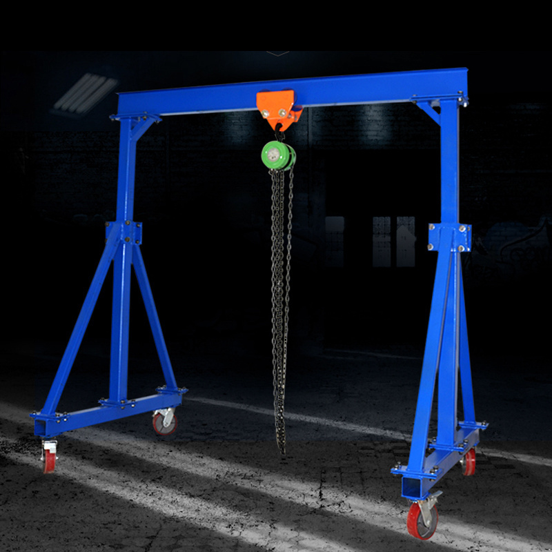 Hot sell 2 ton overhead full span  gantry for building erection Gantry Cranes