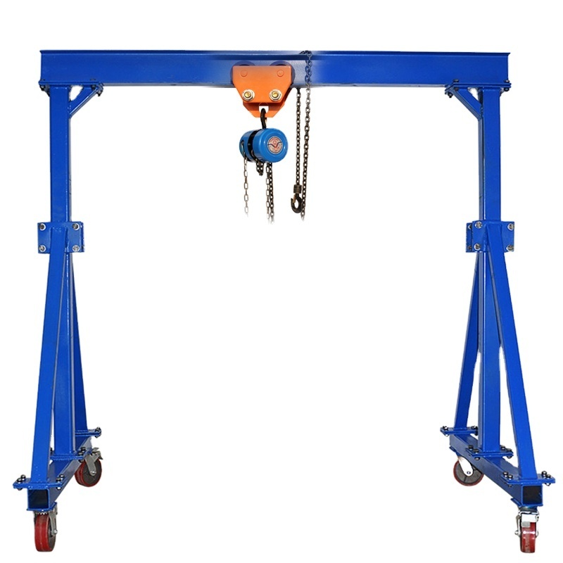 Hot sell 2 ton overhead full span  gantry for building erection Gantry Cranes