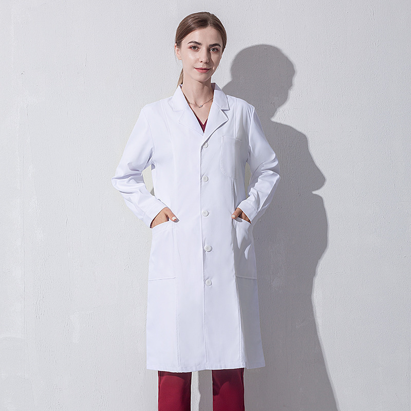 Doctor Uniforms Short Sleeved Medical Nursing Scrubs Uniform Clinic Scrub Sets Short Sleeve Tops Pants Lab Coat White Uniform