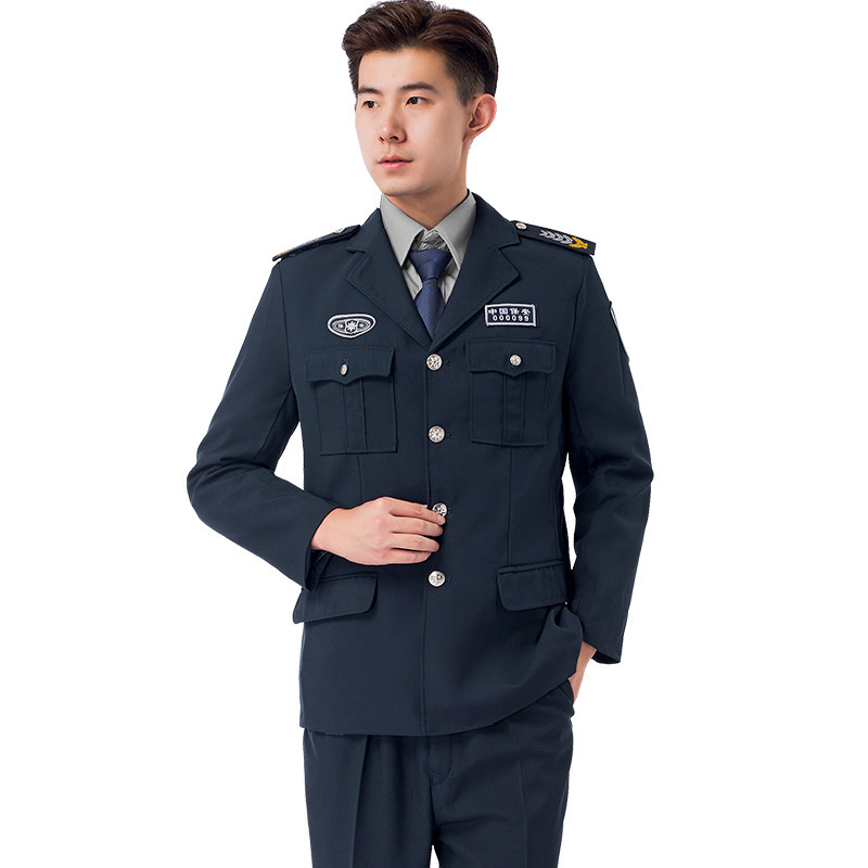 2023 style security work clothes spring and autumn suit long-sleeved autumn and winter clothing formal security uniform