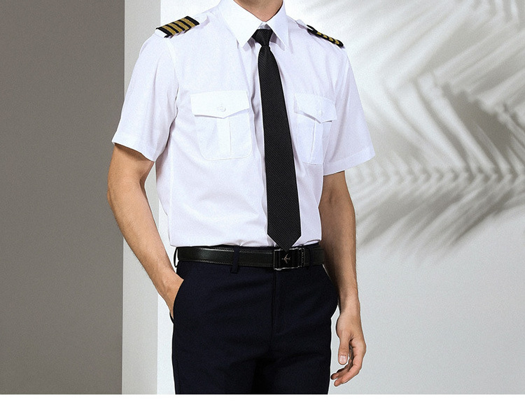 Jinteng Flight attendant uniform captain men's shirt pilot men's aviation uniform pilot air flight attendant stewardess Uniform