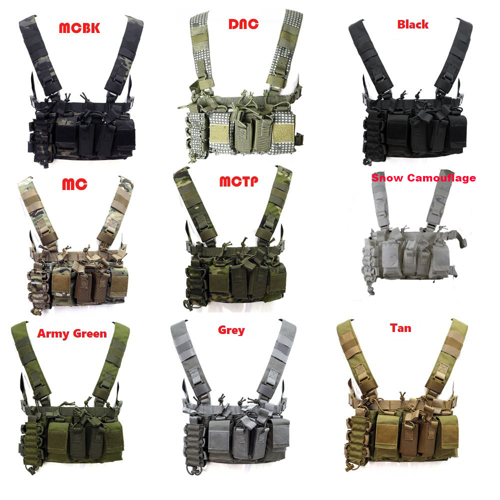 2023 Tactical Chest Rig molle system Vest Oxford Fabric Tactical vest camouflage combat vest