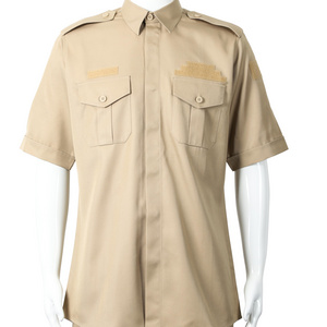 Jinteng comfortable tactical Summer Oman  Uniform Short Sleeve Shirt and Pants Working Uniform set