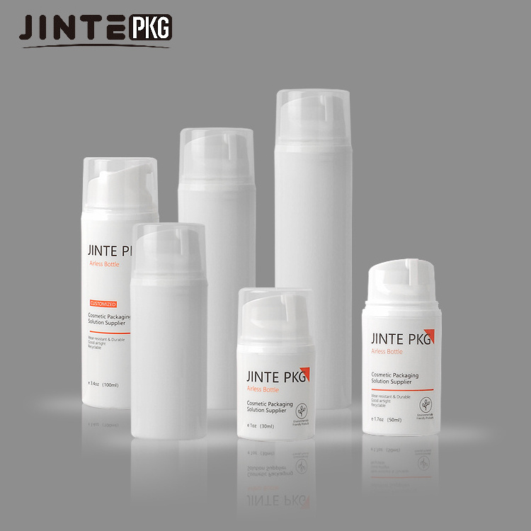 In Stock 30ml 50ml 80ml 100ml 120ml, 150ml PP White Airless Pump Bottle for Lotion