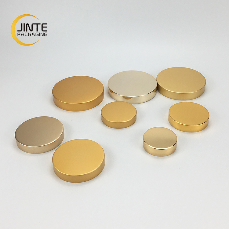 Wholesale 44mm 53mm 56mm 63mm 70mm 89mm Caps For Gold Aluminum Plastic Double Cover Screw Lid For Bottle Jars  Glass Bottles