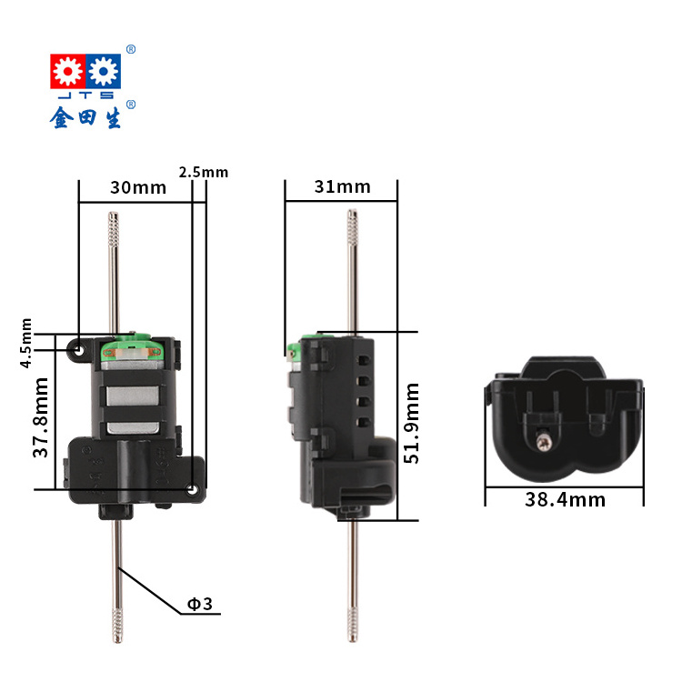 4.5V Gearbox Motor Plastic DC Gear Motor for Toy Motor Car Toy