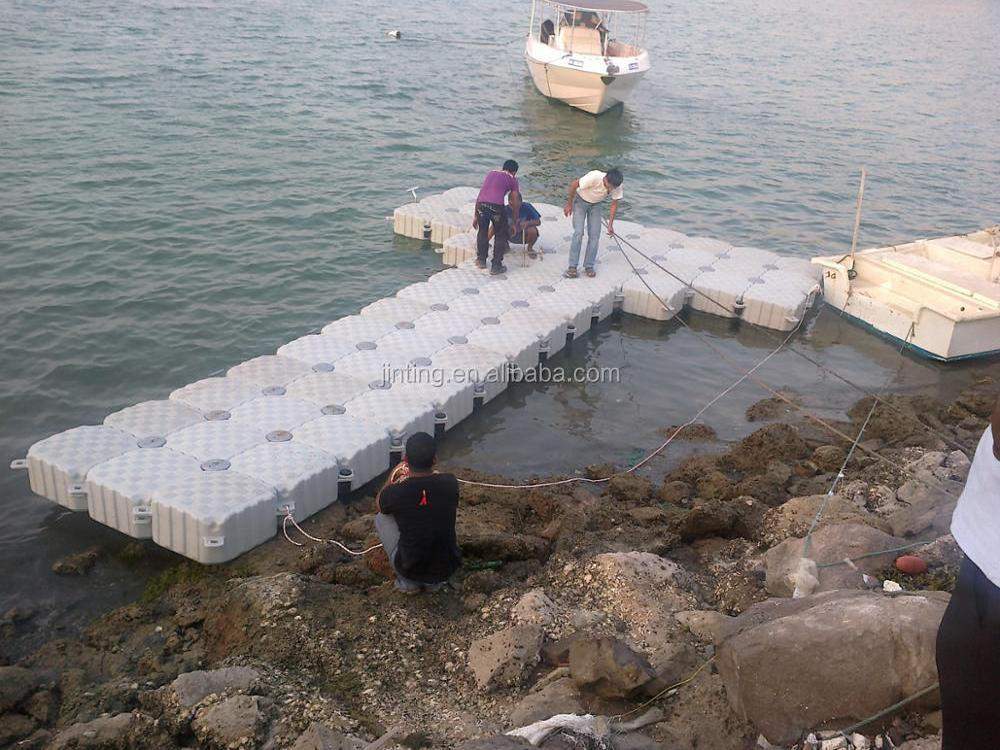 Sea house floating pontoon platform HDPE plastic pontoon boat platform