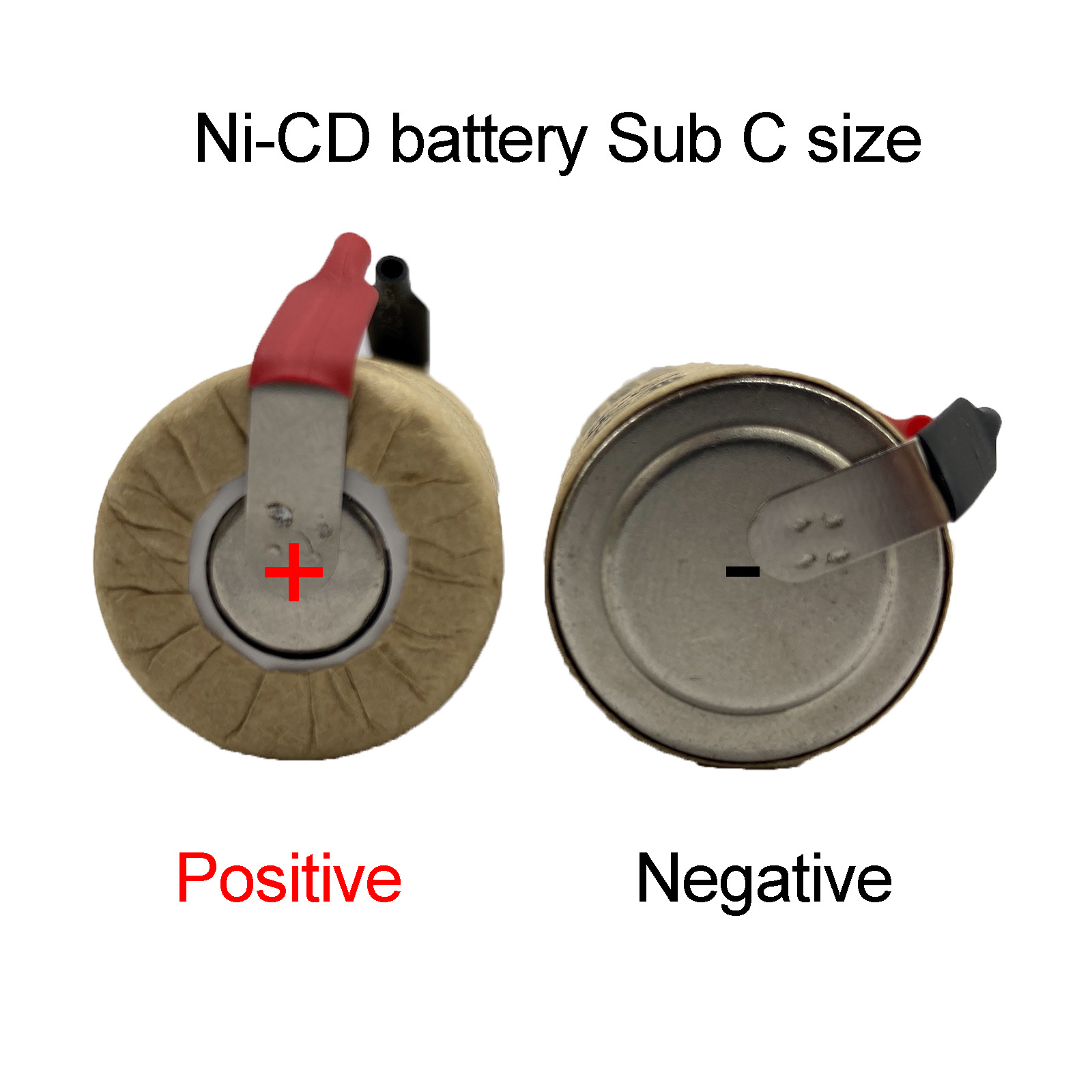 NiCad batteries SC rechargeable cells 1.2V Ni-Cd Sub C 1800mAh battery with tabs