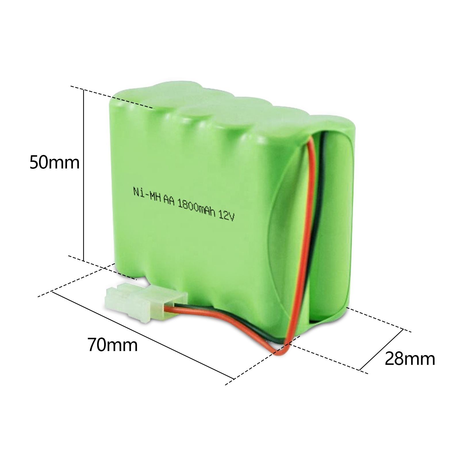 NiMh AA 1800mAh 12V rechargeable batteries aa battery pack OEM battery for home appliances