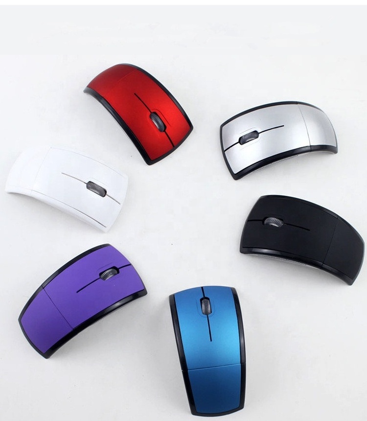 Fashion Foldable 2.4GHz Wireless Mouse for the PC computer mouse Foldable Folding Mouse