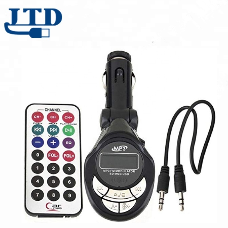 China manufacturer wholesale  Car MP3 Player Wireless FM Transmitter Modulator USB SD CD MMC Remote XRC