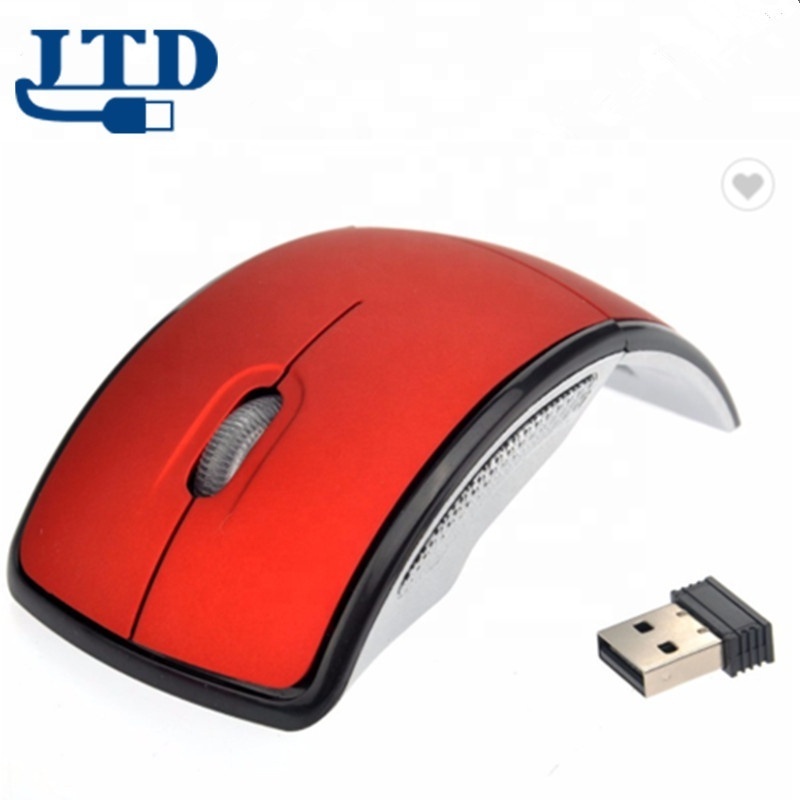 Fashion Foldable 2.4GHz Wireless Mouse for the PC computer mouse Foldable Folding Mouse