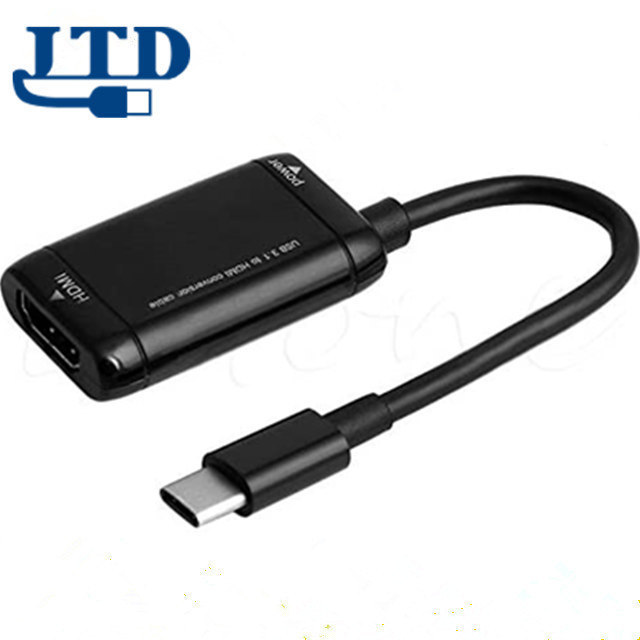 USB 3.1 Type C USB-C to HDMI Adapter 1080P Male to Female Converter Cable for MHL Android Phone Tablet