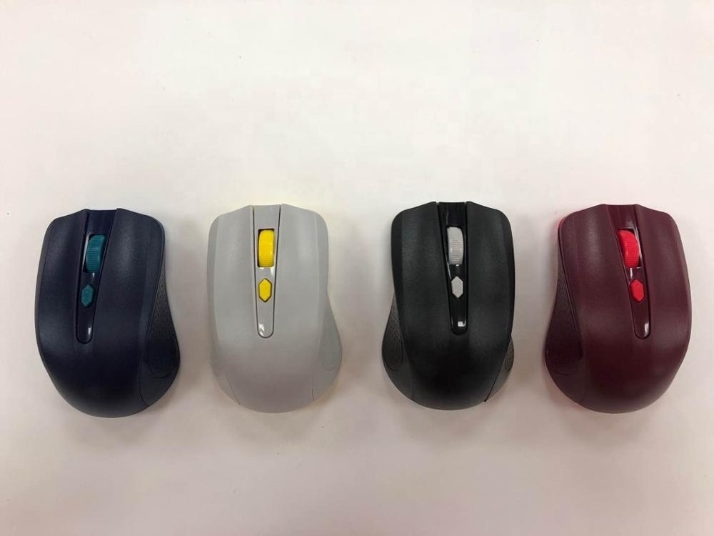 Cheap 2.4G Wireless Ergonomic Mouse Computer Mouse 6 Buttons with Nano Receiver 3 Adjustable DPI Levels