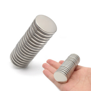 Customized Cylinder Ndfeb Neodium Magnets Strong Permanent Round Rare Earth Disc Neodymium Magnet