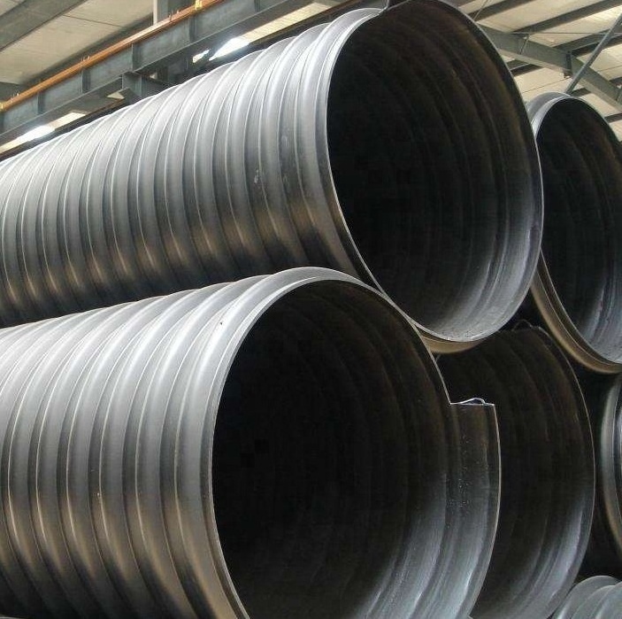 48 culvert pipe china factory 700mm SN8 steel mesh reinforced hdpe pipe