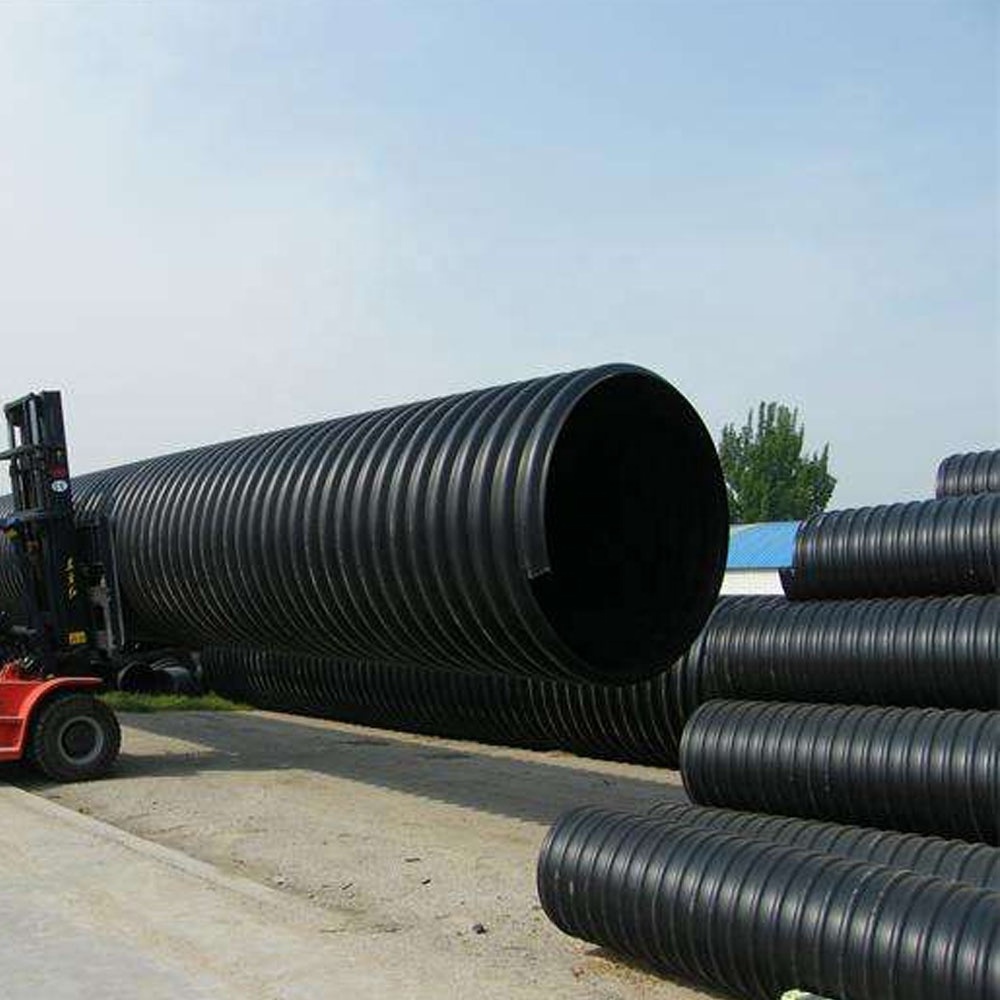 50 inch diameter corrugated plastic culvert pipe prices of large diameter/hdpe double wall corrugate pipes/hdpe tubes