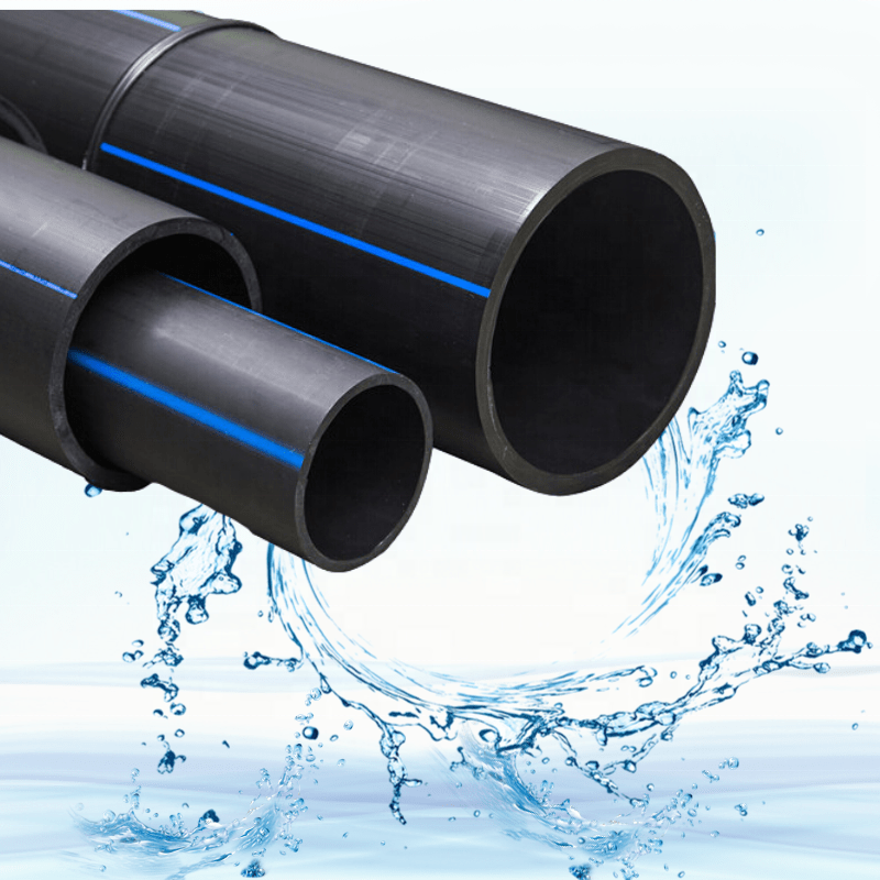 2 inch perforated drain pipe hdpe pipe for drainage water supply/hdpe tubes/ hdpe plastic pipe