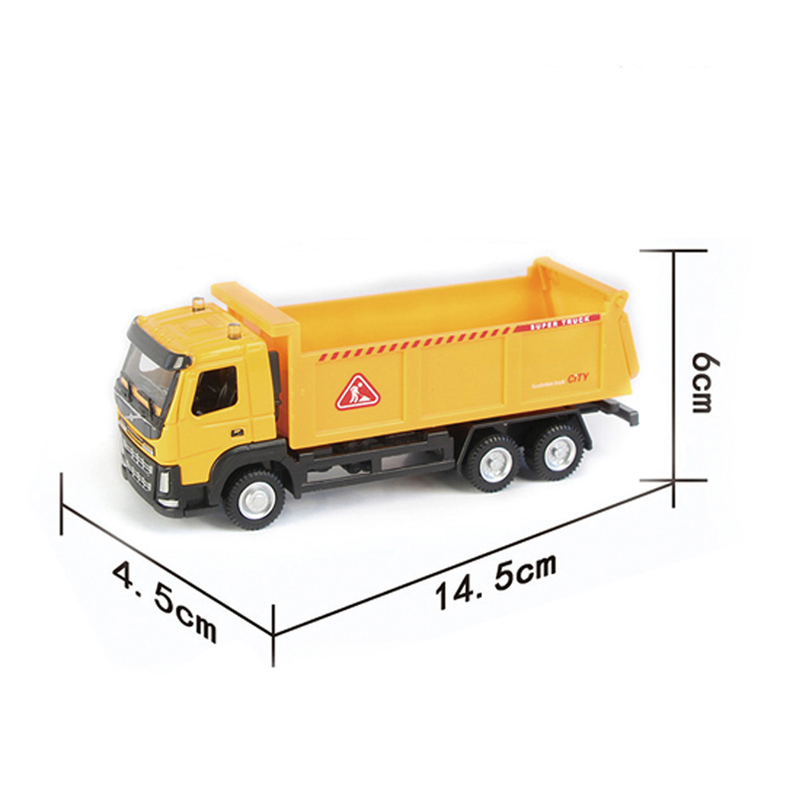 Jinming Hot sale children's die cast car model toy set free wheel alloy engineering truck toy vehicle