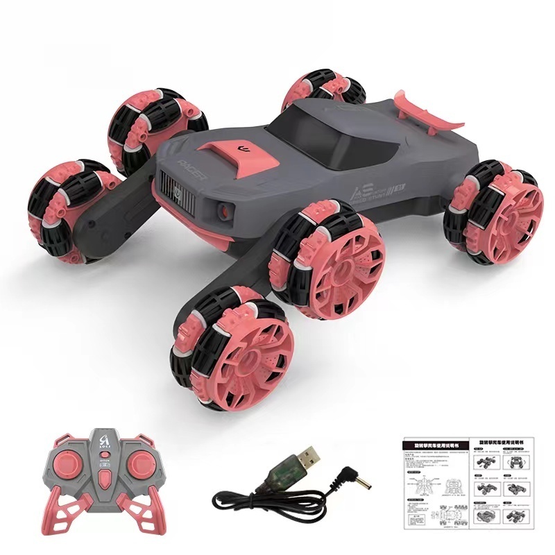 Radio Control Toys 2.4G RC Truck 6 Wheels Swing Arm Stunt Car Remote Control Car Toy For Kids