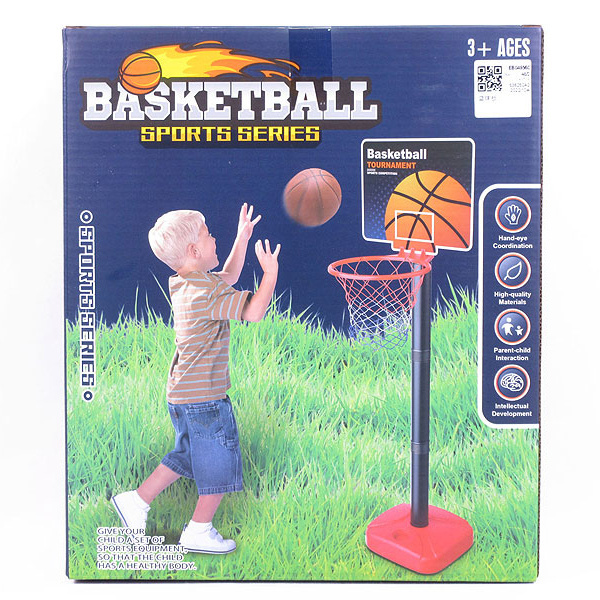 Jinming Hot Sale Kids Indoor Outdoor Exercise Toys Basketball Sport Plastic Mini Basketball Stand Toys